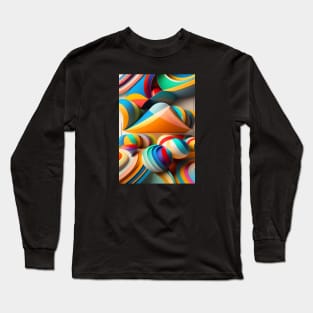 Colorful Pattern Long Sleeve T-Shirt